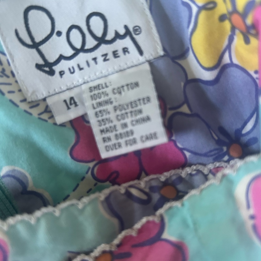 Lilly Pulitzer Asymmetrical Dress - Multicolor Floral